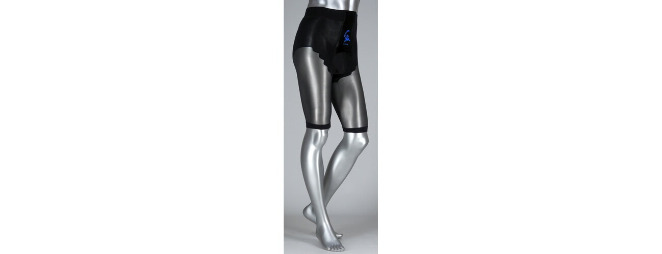 C503 Comfort4Men Männer-Feinstrumpf-Shorts 20den transparent