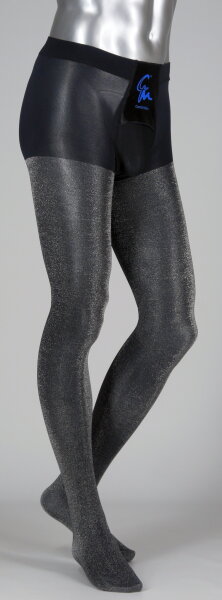 C501 Comfort4Men XXL Luxus Männerstrumpfhose 60den mit glänzendem Lurex
